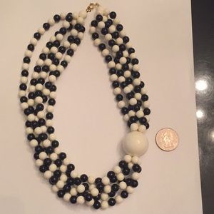 Vintage B&W Necklace